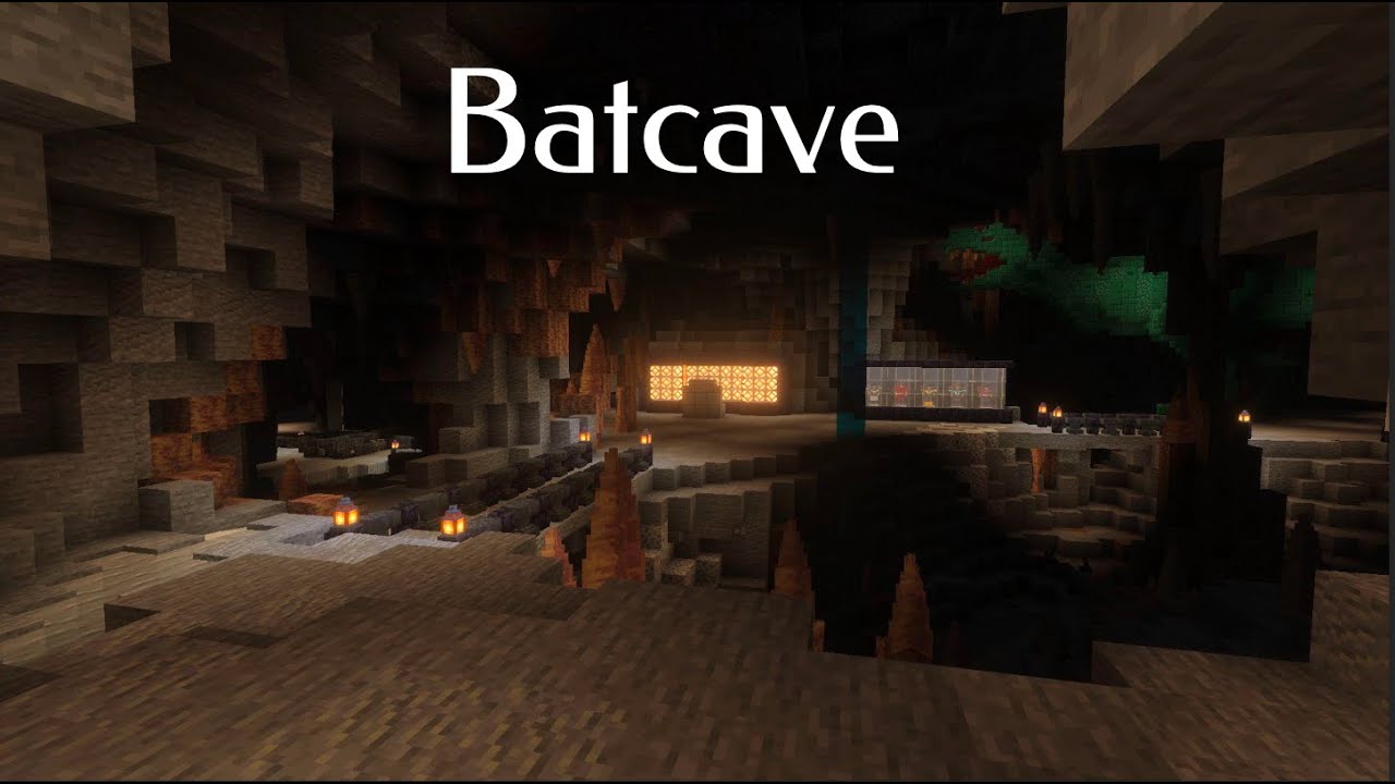 Minecraft Batcave - YouTube