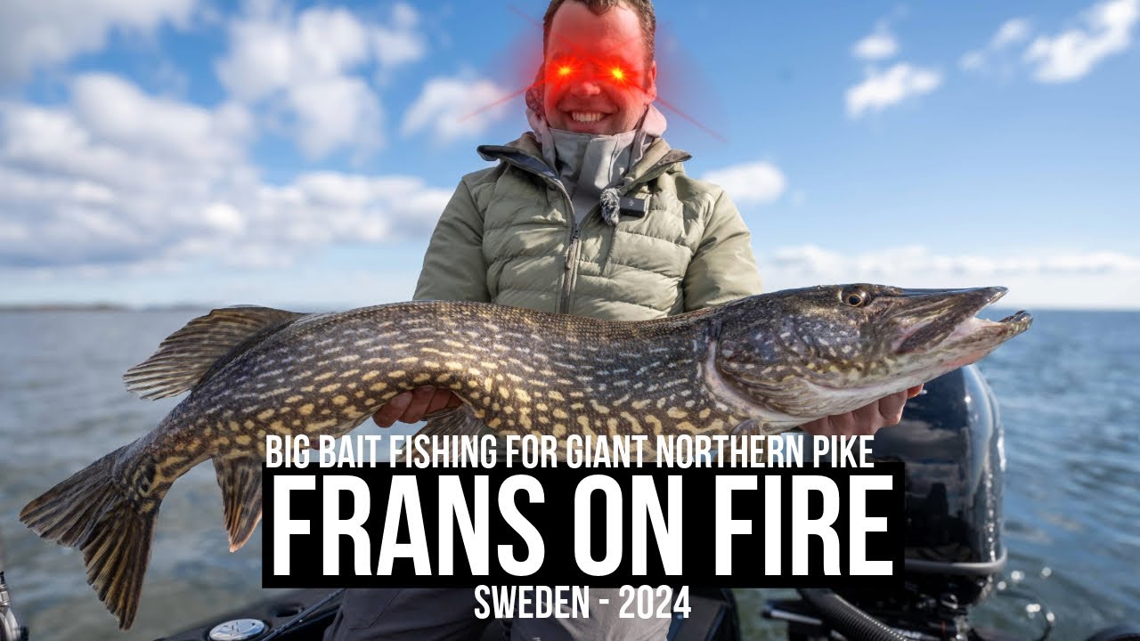 Frans on FIRE! - Chasing BIG Northern Pike in Sweden