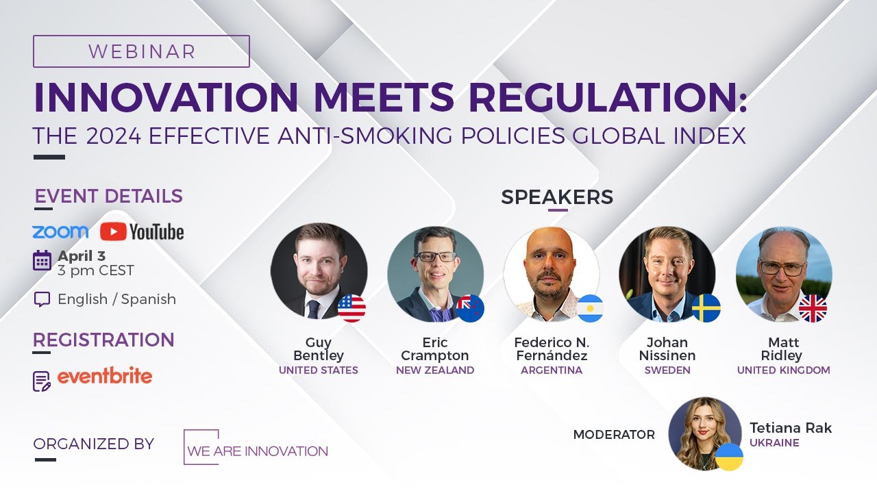 Webinar «Innovation Meets Regulation: The 2024 Effective Anti-Smoking Policies Global Index»