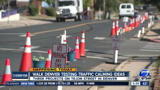 Walk Denver testing traffic calming ideas