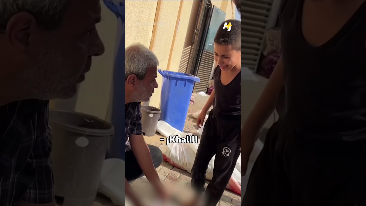 المهمة الصعبة لطفل في غزة #shorts