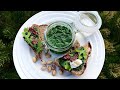 Nettle Pesto! Bruschetta and pasta with nettle pesto!