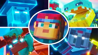 Minecraft Dungeons 2 - All Bosses + Cutscenes