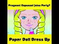 Paper Dolls Dress Up Pregnant Rapunzel Joins Party? #Shorts