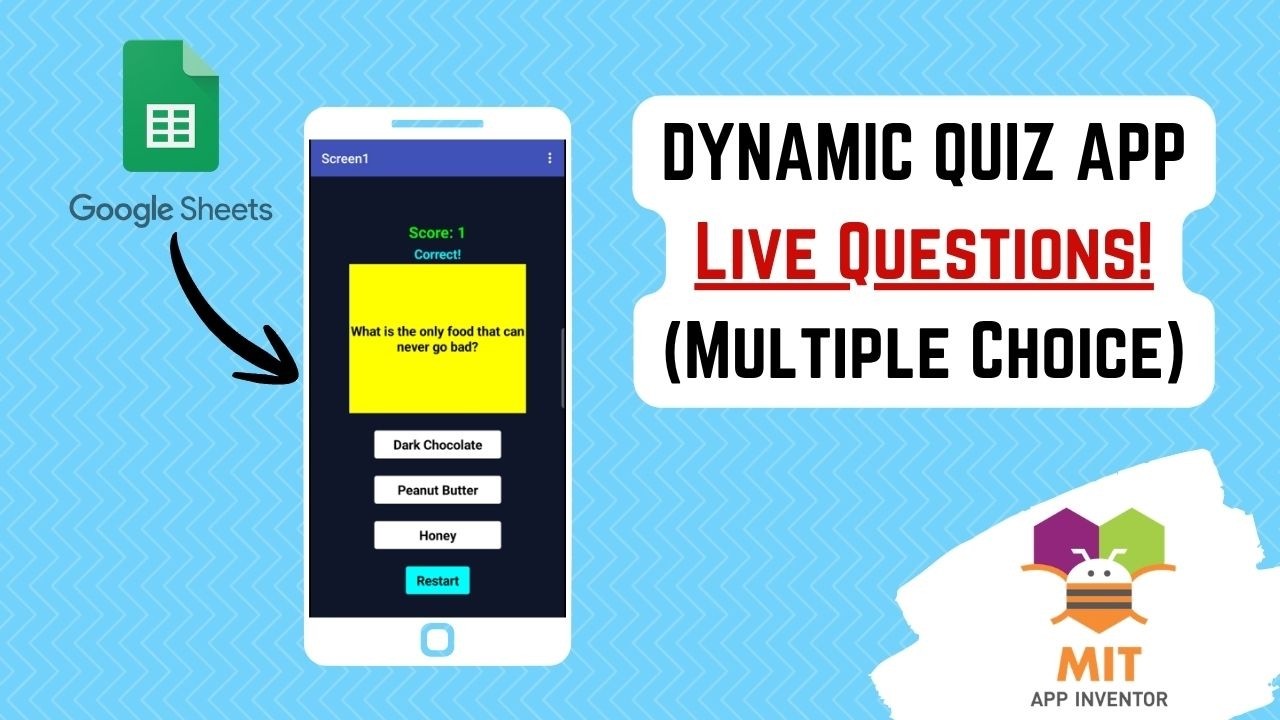 Build a Quiz App with Live Google Sheets Questions - No Coding! - Full ...