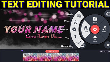 Text Editing Tutorial in KineMaster | Intro Text Effect | TechKnowRizwan