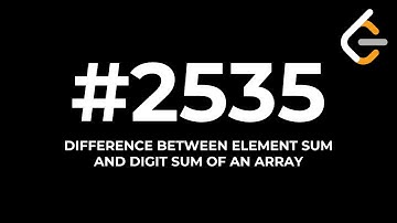 2535. Difference Between Element Sum and Digit Sum of an Array - Python3