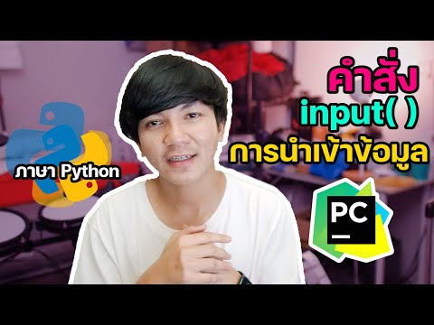 คำสั่ง input ใน python ใช้งานเป็นแบบไหน !