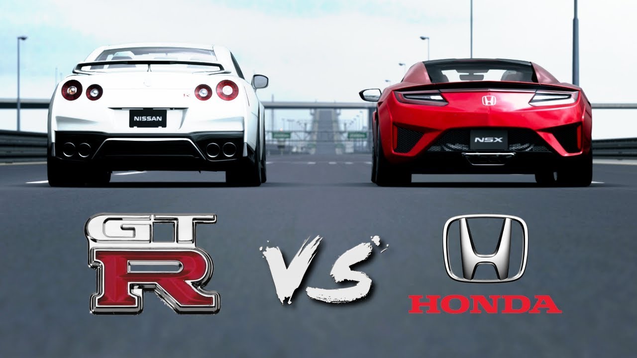 Nissan Gt R Vs Honda Nsx Drag Race 1