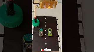 🚦 DIY Traffic Signal Working Model | Easy Science Project #shorts #diy