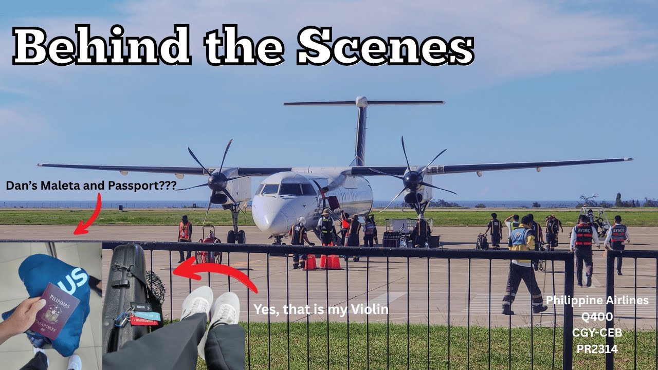 За кулисами | Philippine Airlines Q400 | CGY-CEB | 25-й видеоблог о путешествиях