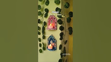 Beautiful Diwali decoration ideas using Cardboard ✨ #viralvideo #diwalidecoration #diy #diwali