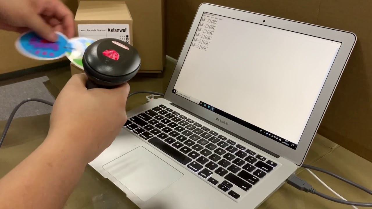 Asianwell AW-2108 high resolution barcode scanner