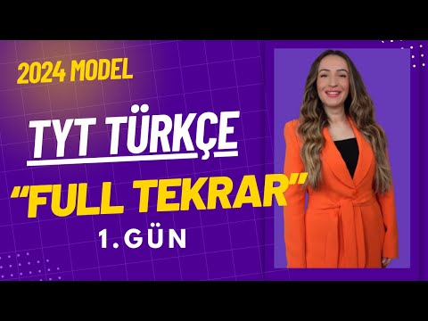 2024 TYT Türkçe Full Tekrar Kampı | Sözcükte ve Sözcük Öbeğinde Anlam | 1.GÜN