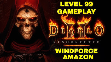 Diablo 2 Resurrected - Level 99 Windforce Amazon - Andariel Hell Difficulty - 3440x1440