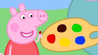 Peppa Pig Français 🎨 Peppa Apprend À Peindre | Compilation Spéciale | Dessin Animé Pour Bébé