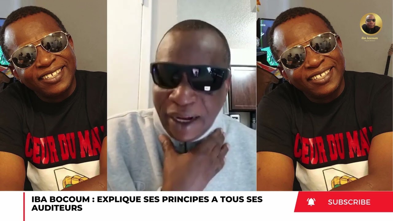 IBA BOCOUM EXPLIQUE SES PRINCIPES A TOUS SES AUDITEURS !
