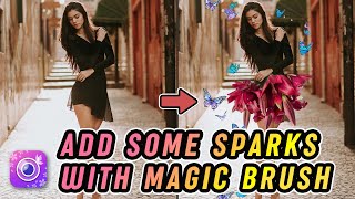 Add Some Sparks With Magic Brush | Photo Editing Tutorial | YouCam Perfect screenshot 5