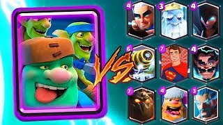 ГИГАНТСКИЙ ГОБЛИН против ВСЕХ КАРТ !!! Он КРУТОЙ или Г.... ??? Clash Royale