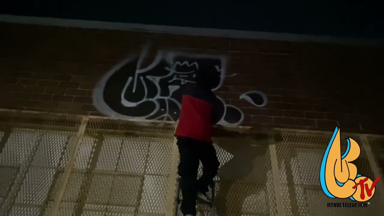 Graffiti bombing: Devils night