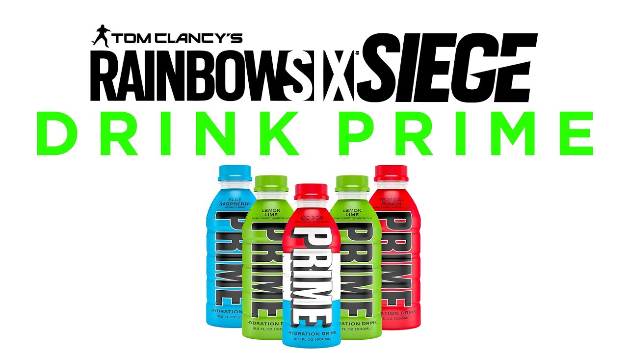 Prime Drops R6 Drink Prime - Rainbow Six Siege - YouTube