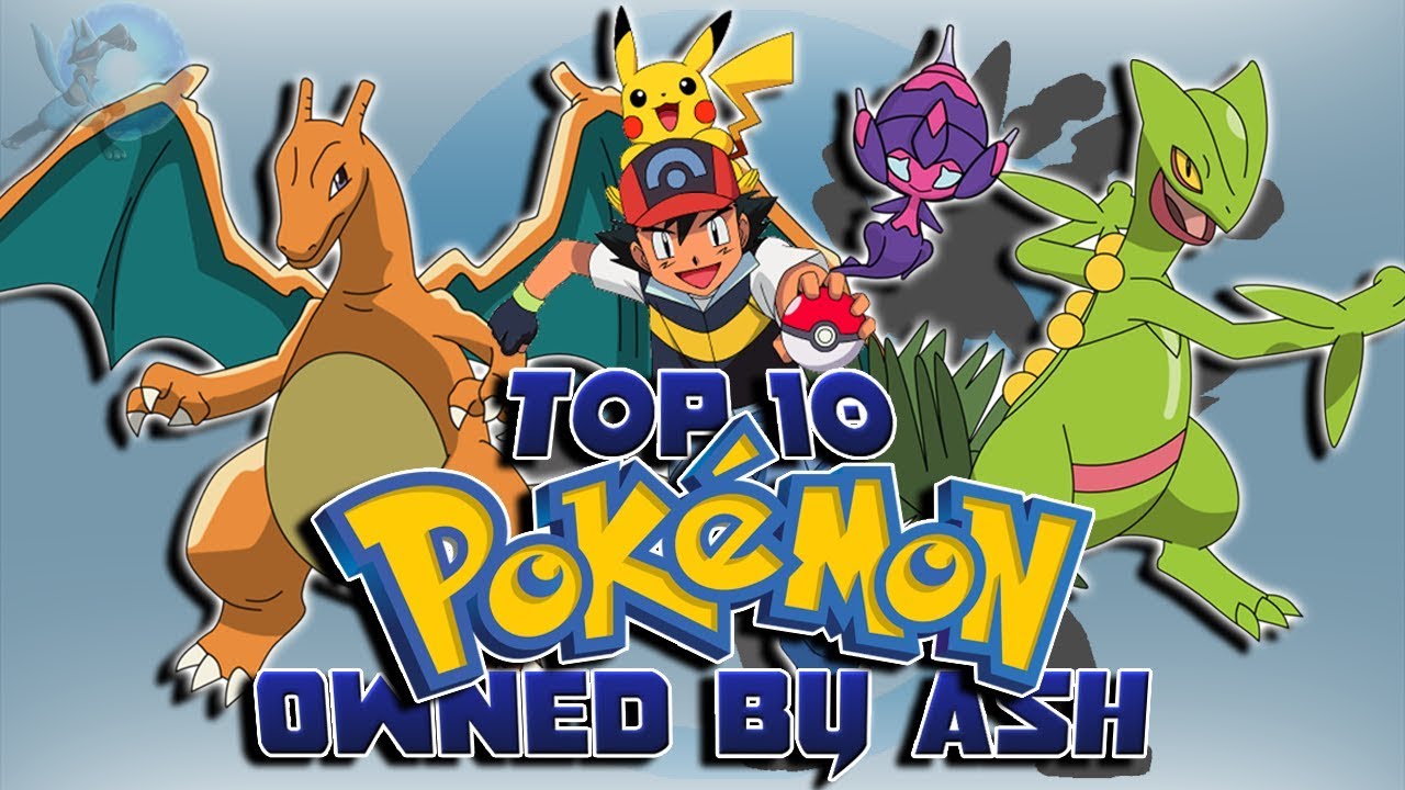 Top 10 melhores Pokémon do Ash Ketchum