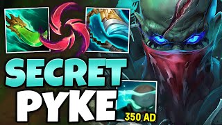 PYKE, BUT I CONVERT MY BRUISER ITEMS INTO 350 AD (THIS IS HIDDEN GENIUS?)