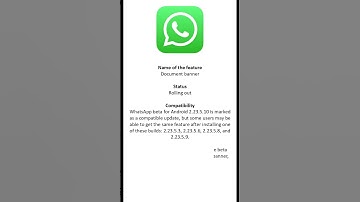 WhatsApp Beta Update #whatsapp #wabeta