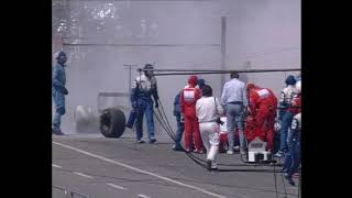 Jos Verstappen's Massive Pit Fire | Germany 1994