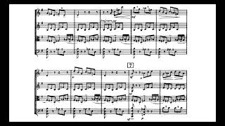 Claude Debussy - String Quartet in G Minor (audio + sheet music)