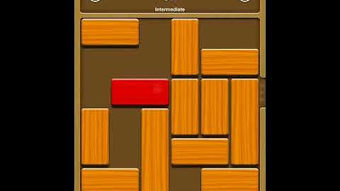 Unblock me free solutions intermediate level 62 ( android and ios app solutions all levels )