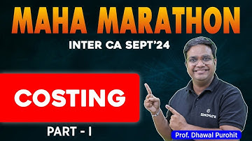 Costing | CA Inter Revision | Sept