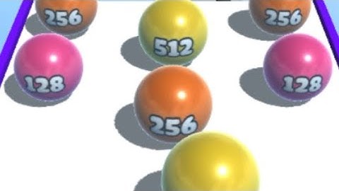 BALL MERGE 2048 - All Levels Gameplay IOS (Levels  7 - 9).