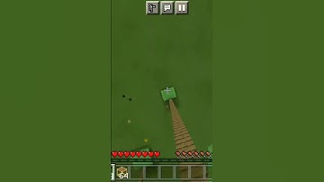 Minecraft slime block and scaffolding #minecraft #minecraftpe #minecraftshorts