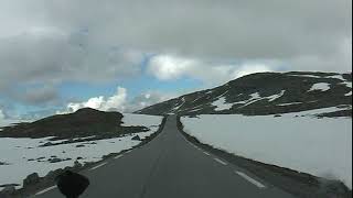 Norwegian roads. From Aurland  to   Lærdal via the   Aurlandsfjellet scenic route.  Аурландсфьеллет.