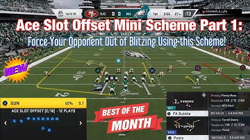 Ace Slot Offset Mini Scheme Part 1: Attack EVERY AREA of the Field vs ANY BLITZ  +Gameplay