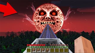 WHAT if you GET into THE SCARY MOON? PART 2 in Minecraft : NOOB vs PRO