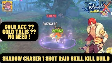 SHADOW CHASER DAGGER 1 SHOT RAID SKILL BUILD | RAGNAROK X NEXT GENERATION