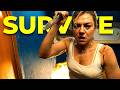 Samundar Achanak Sukh Gaya Aur Bhookhe Janwar Nikal Aaye | SURVIVE 2024 Movie Explained in Hindi