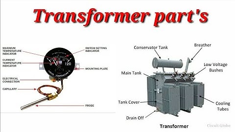 Transformer parts//like//Buchholz relay//silica gel//transformer oil temperature indicator// etc.