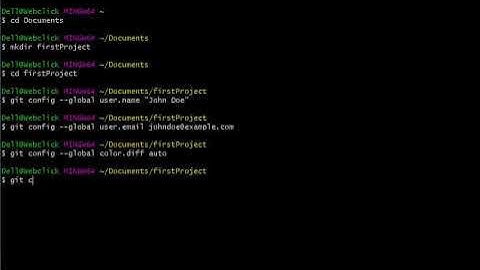 How to initialize git in your local repository