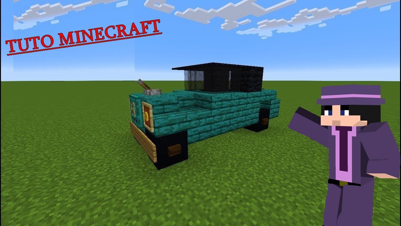 🚗 [TUTO] Comment faire une VOITURE ANCIENNE sur Minecraft 🚗 - YouTube