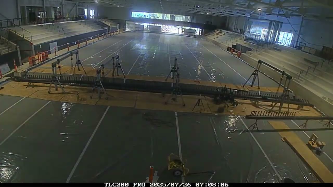 Rink Slab Construction North Camera