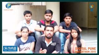 Team Advitiya - One of the selected teams for Digital Pune Hackathon 2015