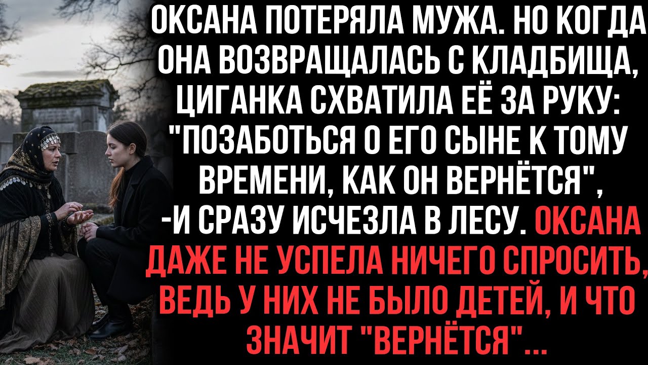 Оксана потеряла мужа. Цыганка шепнула: «Заботься о его сыне, пока муж не вернется», — и исчезла.