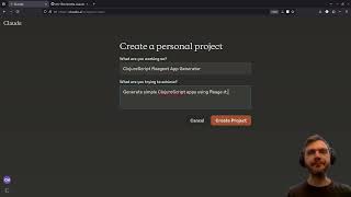 Setting up Claude.ai to Generate ClojureScript Reagent apps