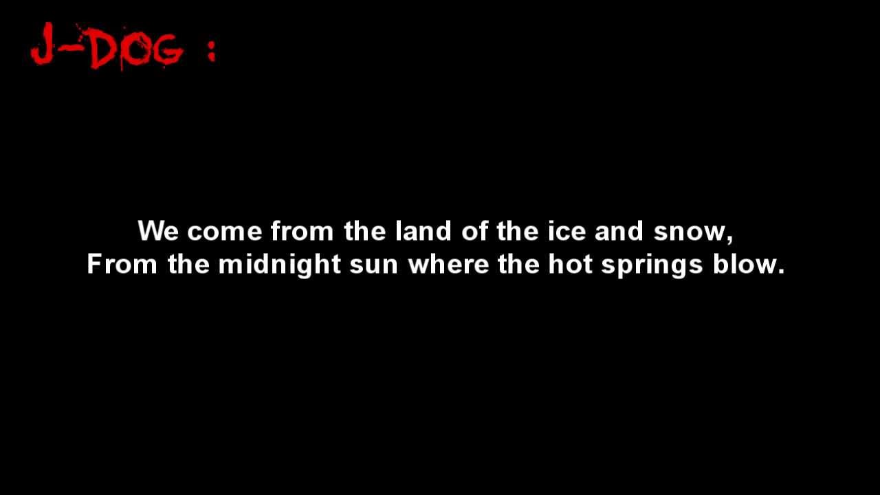 Hollywood Undead Immigrant Song Led Zeppelin Cover Lyrics YouTube Hollywood undead immigrant song led zeppelin cover lyrics youtube