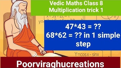Quick Multiplication Trick: Vedic Maths for Numbers with last digit 10 and same first digit #maths