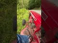 Ditch mowing pov! #rock #fortheboys #automobile #helpmemakethismakesense #lawnmower #farming