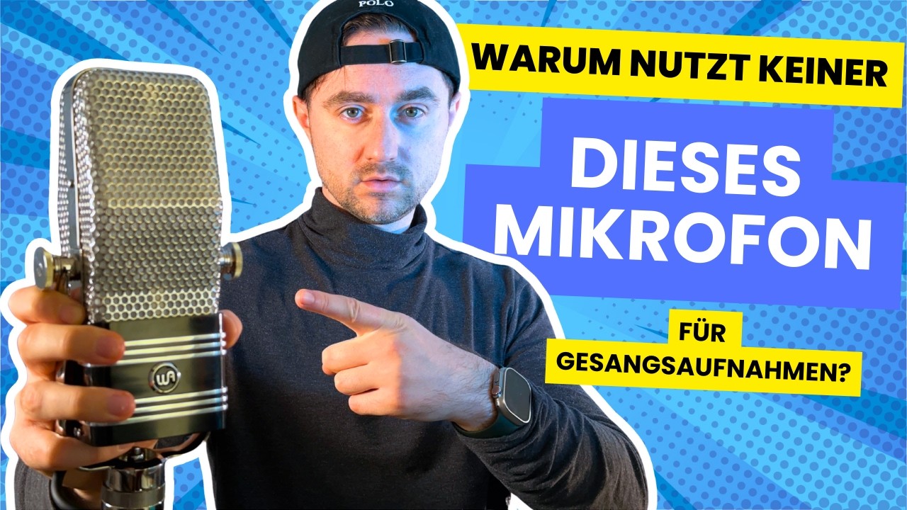 Darum nehmen PROFISÄNGER mit BÄNDCHENMIKROFONEN auf! - Warm Audio WA-44 Sound Demo